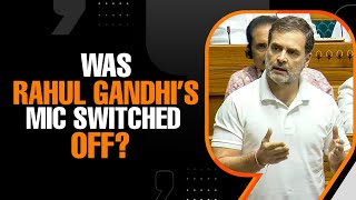 Speaker switched off LoP Rahul Gandhis mic in Lok Sabha alleges Congres  NEWS9 [upl. by Hanikas]