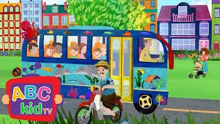 Wheels on the Bus and Vehicles Version  ABC Kid TV Nursery Rhymes amp Kids Songs [upl. by Starinsky60]