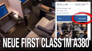 Neue First Class Suiten British Airways  Airbus A380 [upl. by Archer]