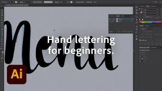 Hand Lettering  5 beginner Tips and taking it digital [upl. by Ultann]