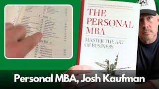 Quick 90 second review of The Personal MBA book by Josh Kaufman [upl. by Meeharb681]