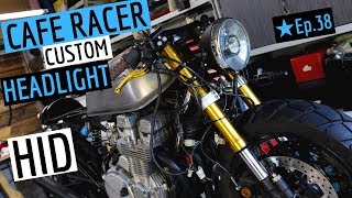 Cafe Racer ★ Custom Headlight Build Ep38  Honda CB750 [upl. by Atiragram]