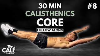 30 Min CALISTHENICS CORE WORKOUT  Day 8 [upl. by Anek]