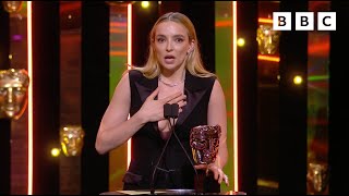 Jodie Comers dedication to carers during BAFTA speech ❤️  BAFTAS 2022  BBC [upl. by Eila]