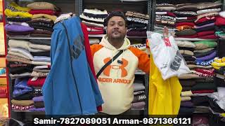 Unbelievable Offers 😱 92 Off  Tracksuit JacketImportedSweater  Cheapest Clothes Shop In Delhi [upl. by Katleen]