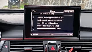 How to update for free Audi MMI Maps  GPS Navigation For almost all Audi Models  step by step [upl. by Cinemod]