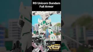 RG Unicorn Gundam full armor gundam gunpla [upl. by Gregor]