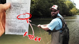 We Bought the CHEAPEST FLY ROD At Walmart—Will It Catch Trout [upl. by Fassold292]