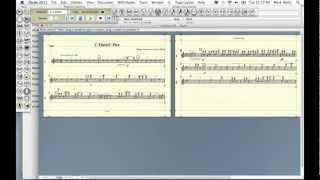 Finale Tutorial  Marching Band Folio Page Creation [upl. by Florrie765]