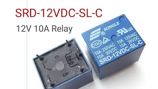 SRD12VDCSLC Relay Testing [upl. by Goober]