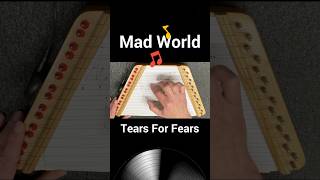 Mad World Zither Harp Cover madworld garyjules tearsforfears [upl. by Refinnaej]