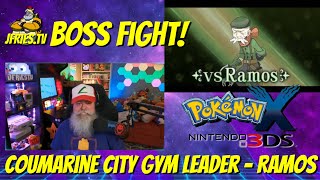 Highlight Pokémon X  Coumarine City Gym Leader  Ramos [upl. by Sokram]