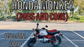 HONDA MONKEY PROS AND CONS [upl. by Mehetabel]