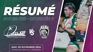 RÉSUMÉ  Super XIII  Lézignan vs Albi J7 [upl. by Annanhoj46]