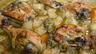 MUSLOS DE POLLO AL HORNO CON PAPAS [upl. by Samala]