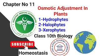 Osmotic Adjustment In Plants Class 10th In Urdu Hindi  Homeostasis  Chapter No 11  Lecture No 02 [upl. by Akeemat]