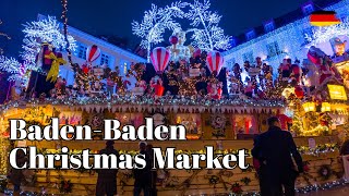 🇩🇪 BadenBaden Germany  Most Beautiful Christmas Markets🎄 [upl. by Ferdinana557]