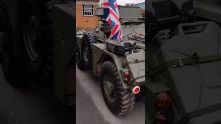 Daimler Ferret Scout Car 8 mpg HR4K MILITARY SHOW army event [upl. by Olocin]