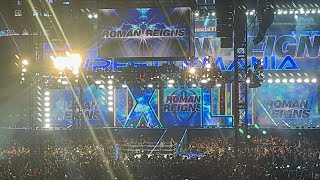 Roman Reigns Entrance LIVE At WWE Wrestlemania 40 [upl. by Ena878]