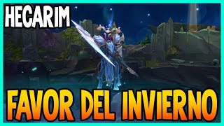 SKIN de HECARIM FAVOR DEL INVIERNO  League of Legends [upl. by Annwahsal310]