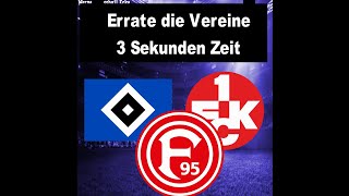 2 Bundesliga Vereine Erraten in 3 Sekunden 👀 Fußball Quiz 2022 shorts [upl. by Aisayn268]