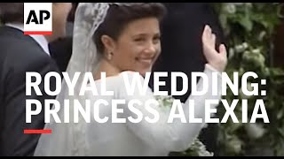 UK ROYAL WEDDING PRINCESS ALEXIA OF GREECE MARRIES ARCHITECT [upl. by Arema589]