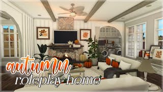 Bloxburg  Autumn Roleplay Home  Roblox  House Build [upl. by Dosh664]