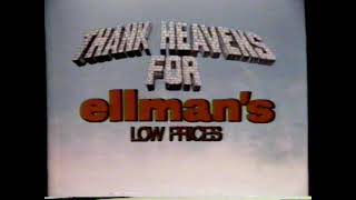 1980 Ellmans quotThank heavens for ellmansquot Atlanta Local TV Commercial [upl. by Anomor]