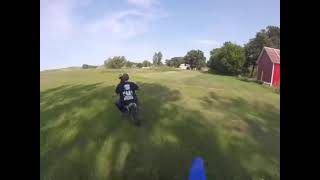 Pit Bike Tag Ends Badly [upl. by Ailisec704]