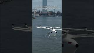 Volocopter flying above the NYC [upl. by Nyleikcaj974]