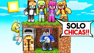 Minecraft 1 CHICO vs 5 CHICAS en 1 CHUNK 😱🔪 Sparta356 [upl. by Eillor]