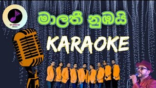 Malathi Nubai Karaoke without voice lyrics [upl. by Buckden]