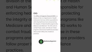 What is OIG in US Healthcare biilingandcompliance medicalbilling medicalcoding cpc2024 [upl. by Vadnee156]