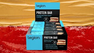 Legion Peanut Butter amp Jelly Protein Bars Review amp Taste Test [upl. by Alma439]