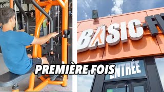 Ma première fois à BASIC FIT  Vlog [upl. by Rahel]