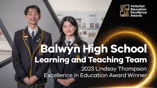 Balwyn High School  Learning and Teaching Team [upl. by Noillimaxam326]