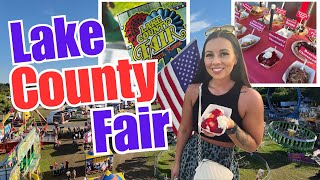 LAKE COUNTY FAIR 🎡  WALMART  Orlando Florida amp Carnival Mardi Gras 2024 [upl. by Aisat]