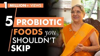 The best Probiotic foods to improve gut health  Dr Hansaji Yogendra [upl. by Shanleigh]