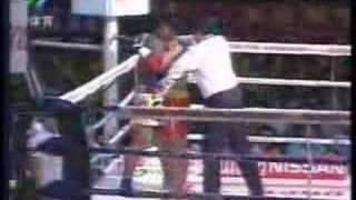 Sanda vs Muay Thai Lin Jianshen vs Pajunsuk Part 2 [upl. by Ael858]