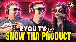 SNOW THA PRODUCT vs EYOU TV  SNOW VIENE AL ESTUDIO A REGAÑARNOS [upl. by Alage]