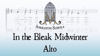 In the Bleak Midwinter ALTO  Askeaton Schola [upl. by Delfine]