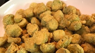 OLD SCHOOL FRIED OKRA [upl. by Dov337]