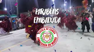 PARABÉNS EMBAIXADA DO MORRO CAMPEÃ DO CARNAVAL GUARATINGUETÁ 2023 [upl. by Ahsinyt]