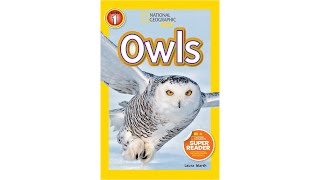 Owls Nonfiction by Laura Marsh National Geographic Kids Read Aloud [upl. by Moguel]