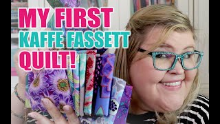 My Very First Kaffe Fassett Quilt Project  Come along with me 🤞🏼  Part 1 [upl. by Christen]