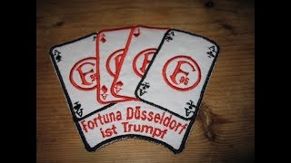 Fortuna Düsseldorf  80 verschiedene Aufnäher  Kutten  80er Jahre bis heute [upl. by Zamora175]