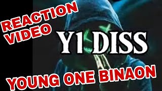 YOING ONE DISS JIGZAW  REACTION VIDEO [upl. by Anauqaj988]