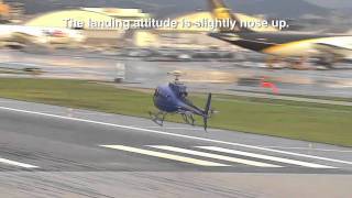 AS350 Autorotation Touchdown  We have made a Re Edit of this 2010 video [upl. by Yahiya]