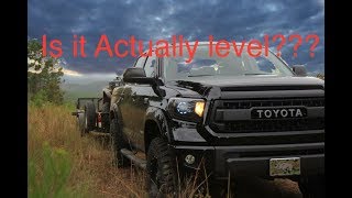 How tall is a 4 inch lift on a 2015 Tundra [upl. by Ecirtemed33]