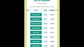 Ramzan Date 2024  Ramadan 2024 Date  First Ramadan Date 2024  Ramadan Calendar 2024  Pehla Roza [upl. by Haleeuqa]